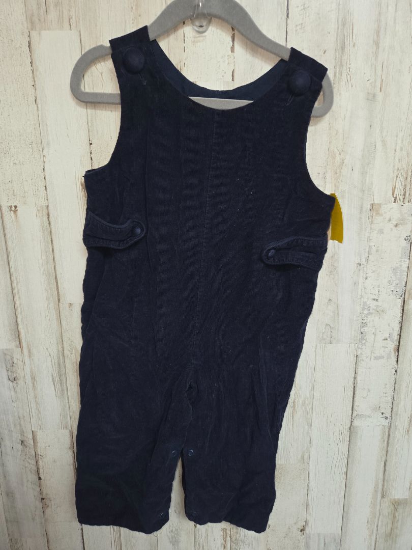 Navy Shrimp and grits Overalls, Boy 12M