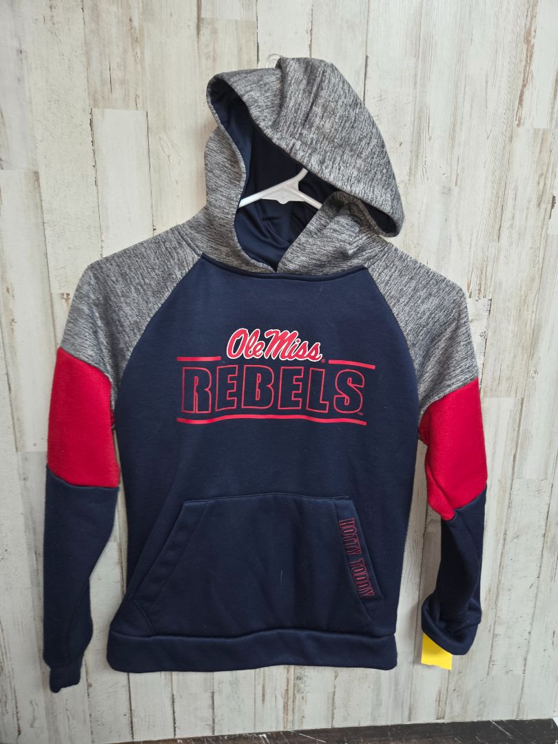 Navy COLOSSEUM Ole miss pullover, Boy 8/10