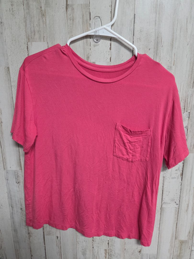 pink wonder nation pocket tee, girl 18