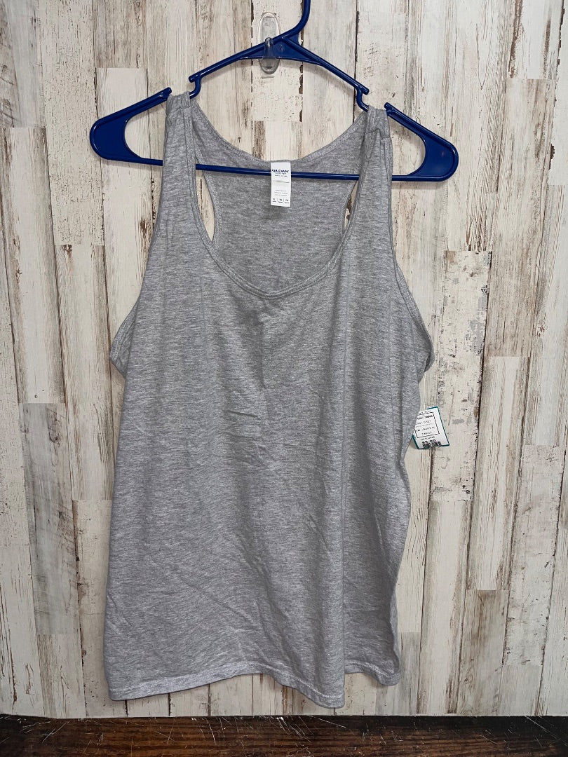 GREY GILDAN SOFTSTYLE COTTON TANK, LADIES XL