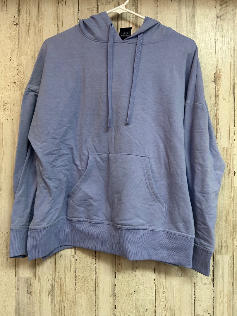 PERIWINKLE ATHLETIC WORKS SOFT HOODIE, LADIES L