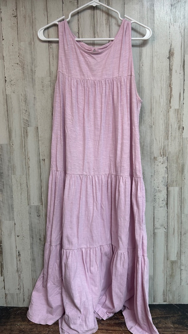 LIGHT PINK WONDERLY TIER TANK DRESS, LADIES L