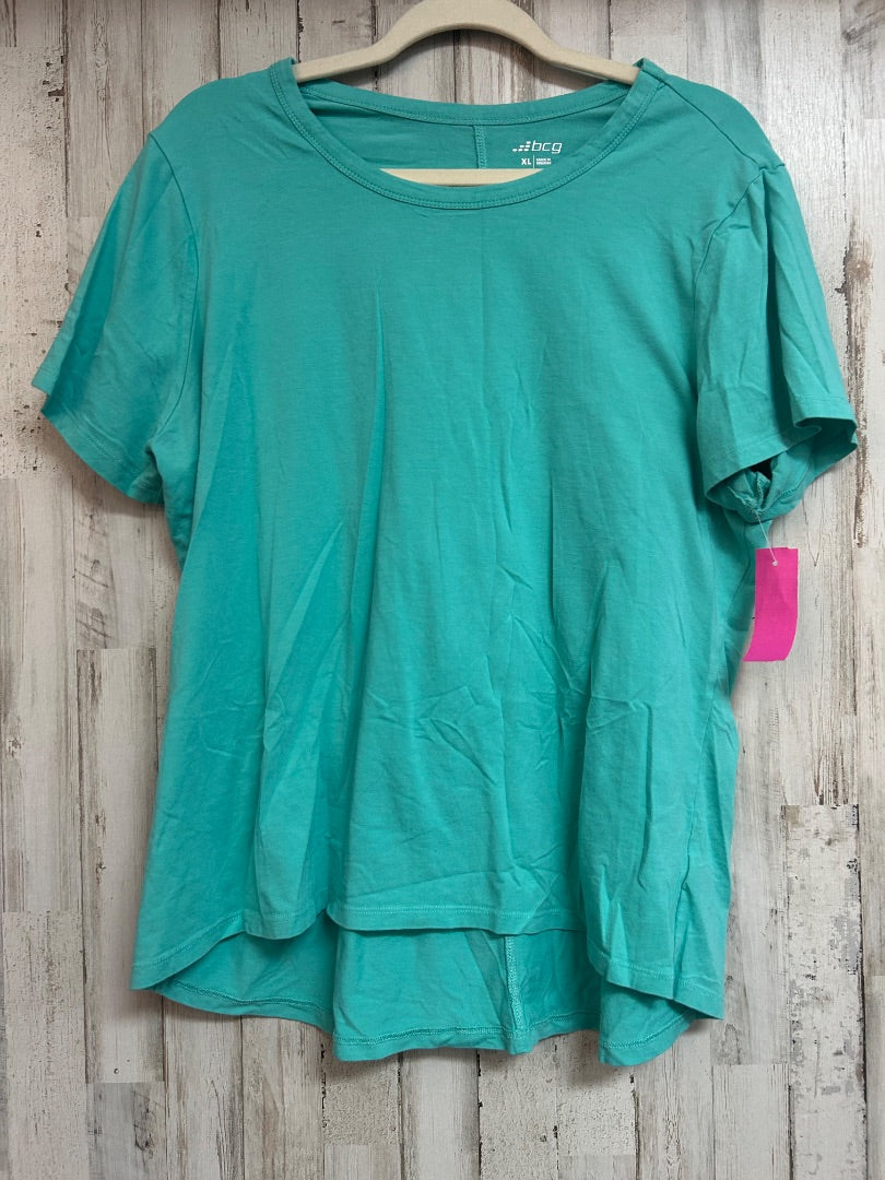 TEAL BCG COTTON TEE, LADIES XL