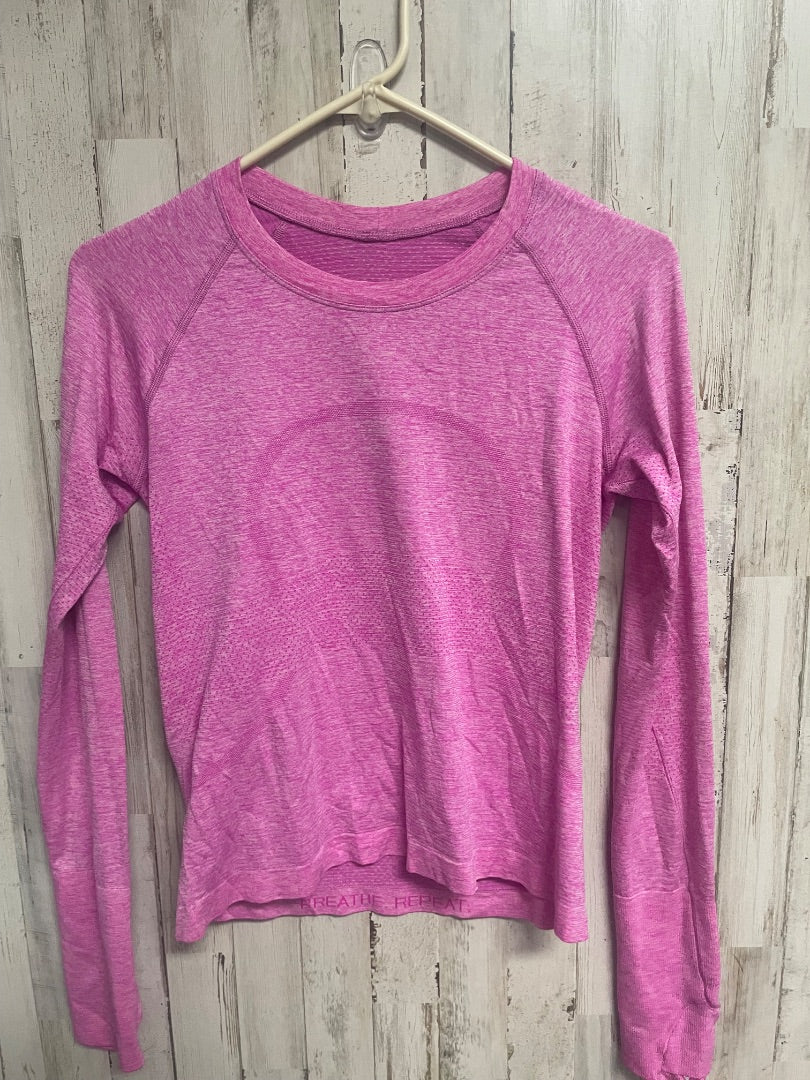 PINK LULULEMON LONG SLEEVE, LADIES S