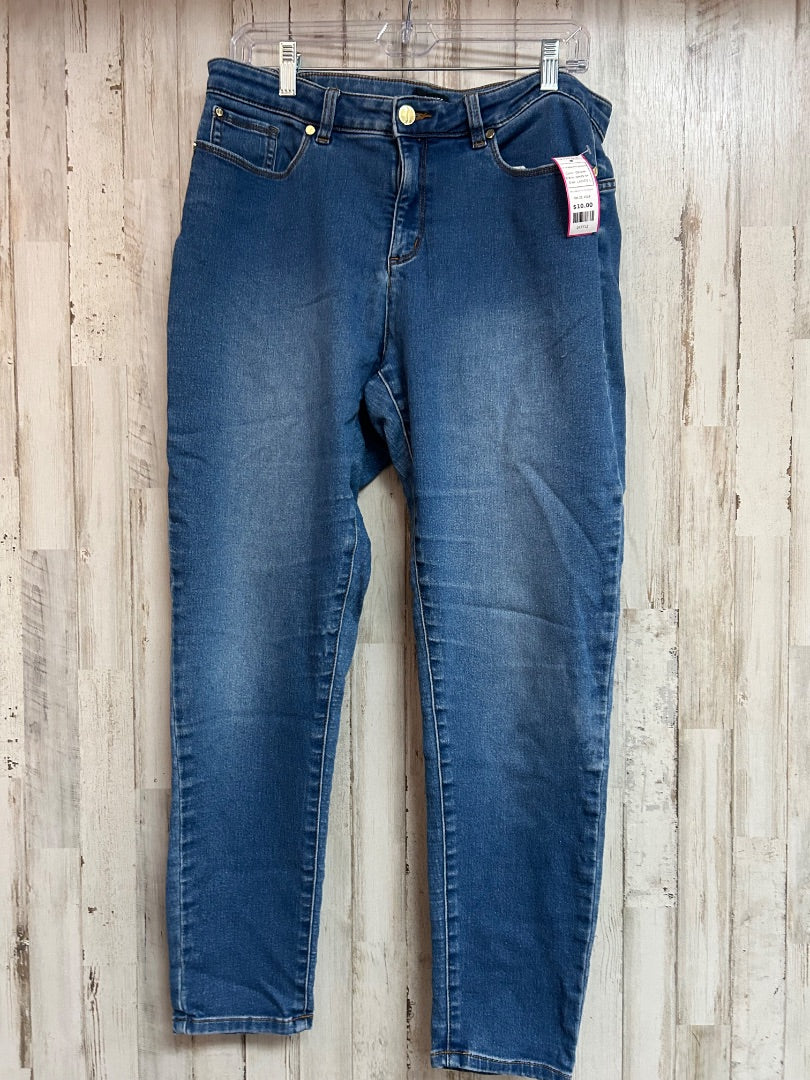 DENIM JONES NY SZ 12 MADISON SKINNIES, LADIES L