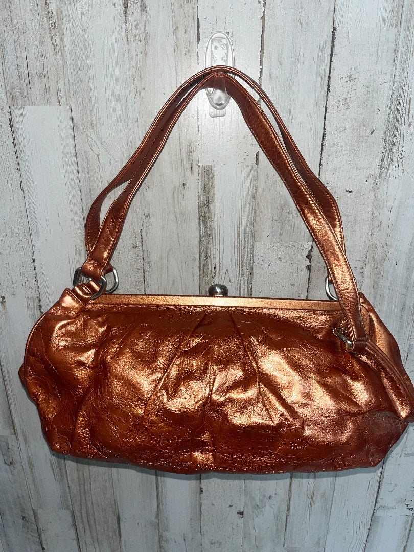 BURNT ORANGE HOBO SHOULDER BAG, PURSES