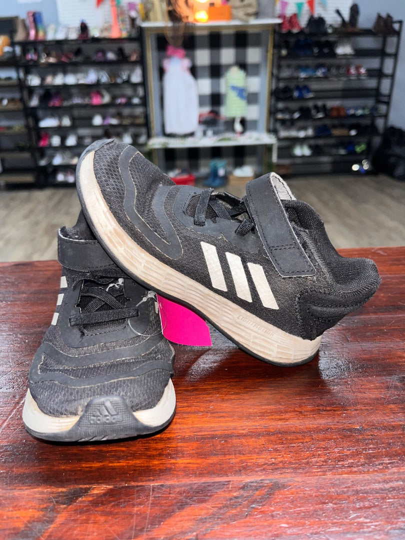 BLACK ADIDAS VELCRO SNEAKERS, SHOES 10