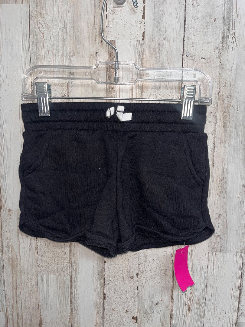 BLACK JUMPING BEANS DRAWSTRING SHORTS, GIRLS 4T