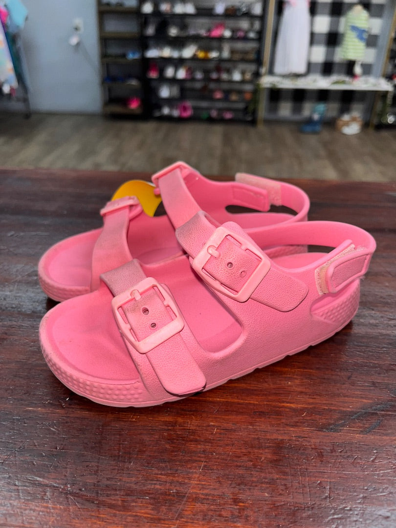 PINK INMINPIN VELCRO RUBBER SANDALS, SHOES 11