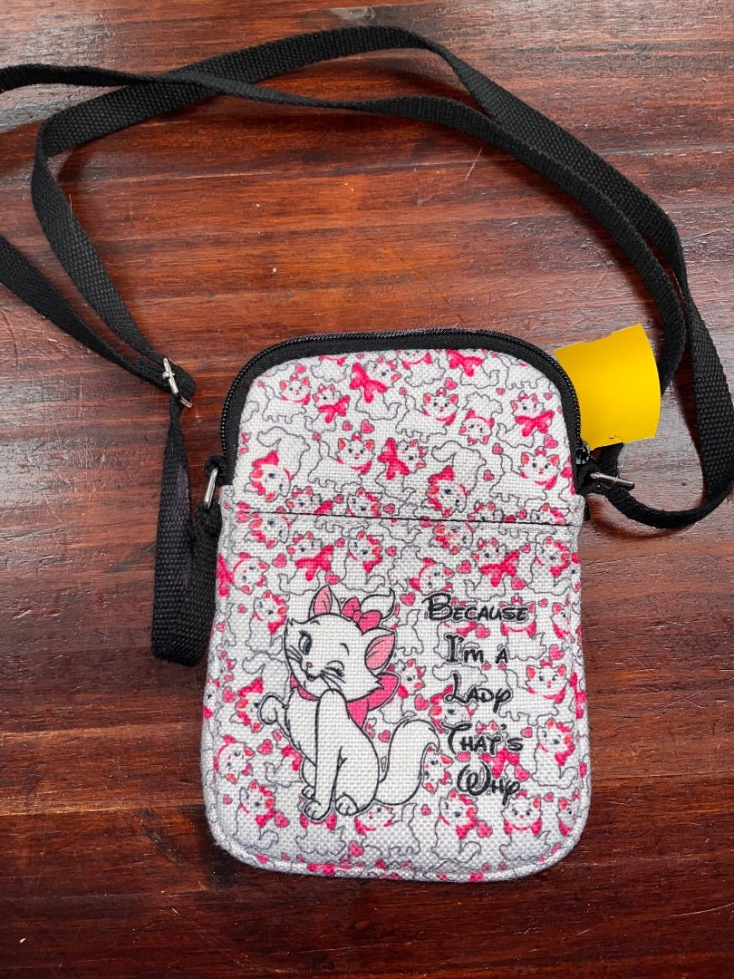 WHITE KITTY PURSE