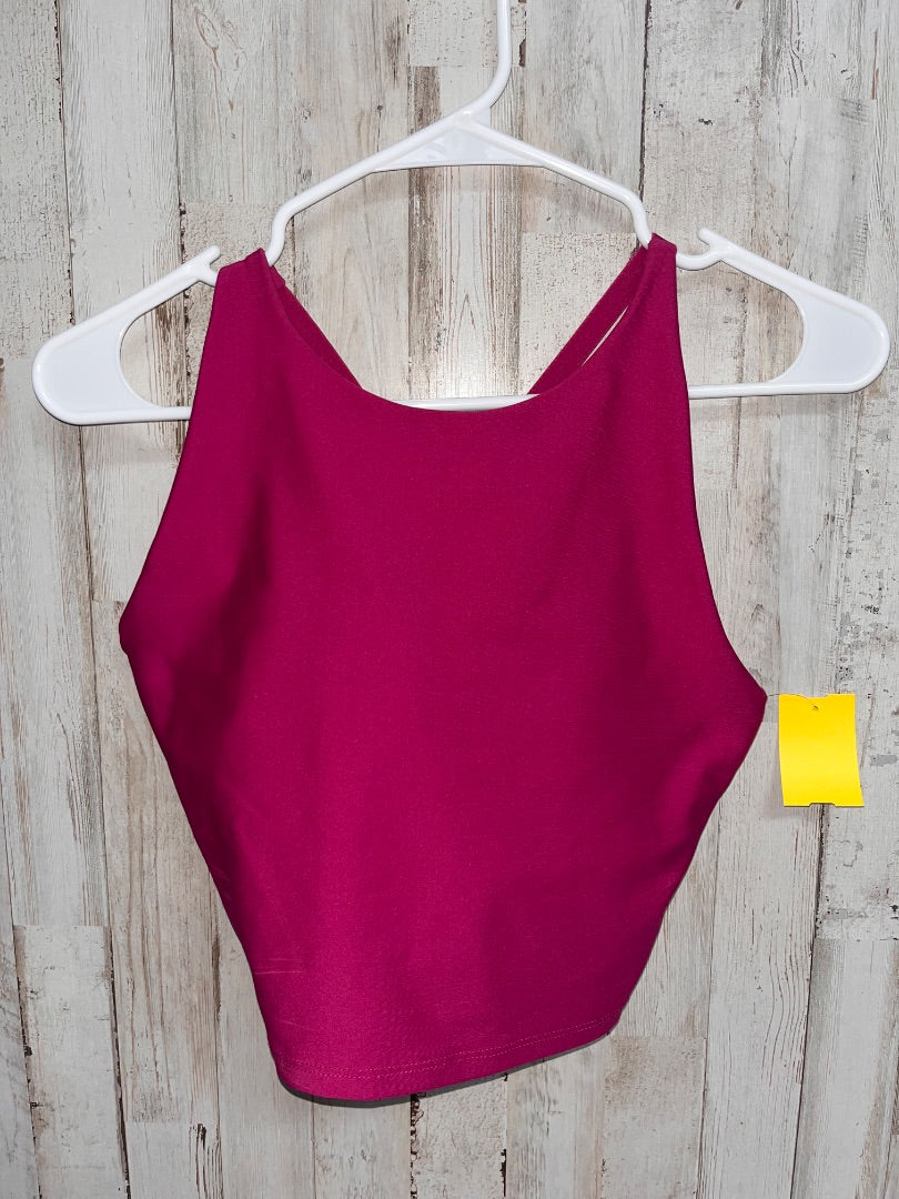 FUCHSIA CALVIN KLEIN DRY FIT CROP TANK, LADIES S
