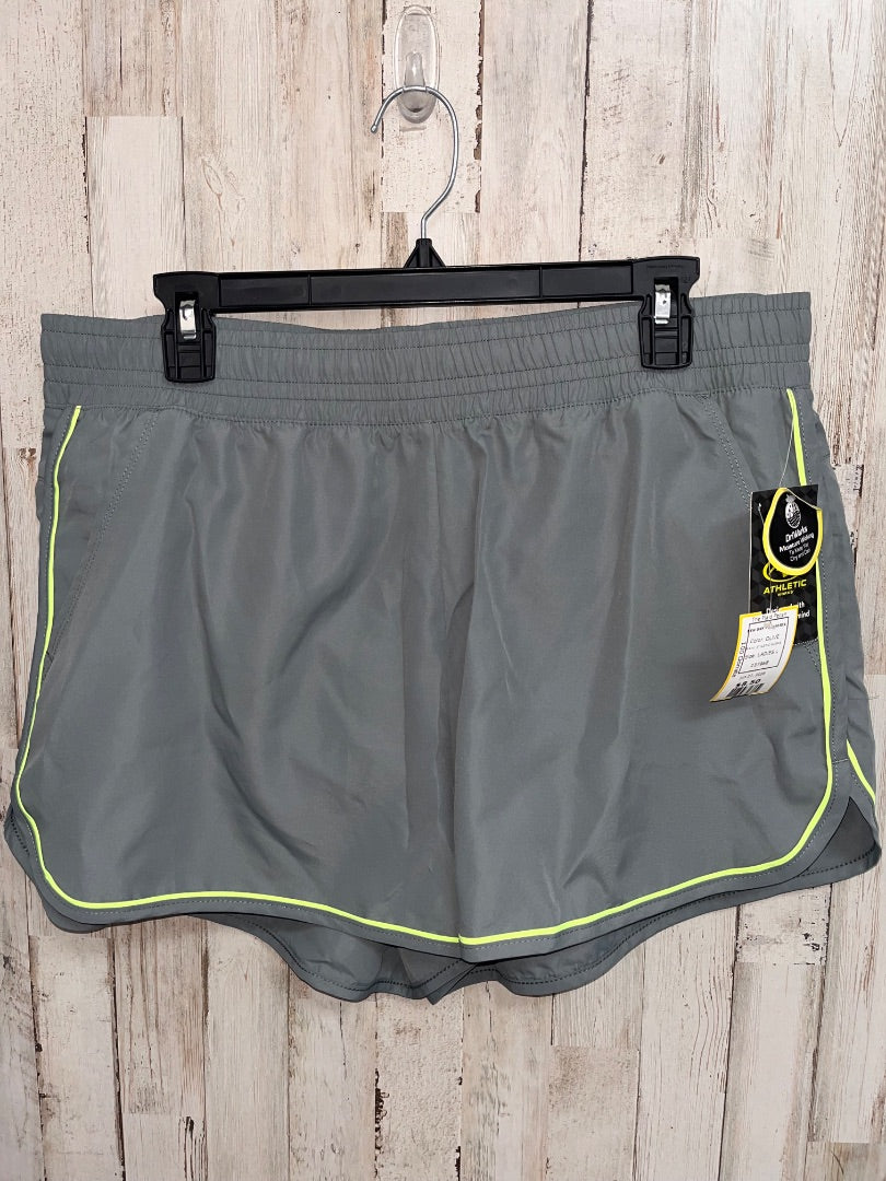 OLIVE ATHLETIC WORKS NEW DRY FIT SHORTS, LADIES L