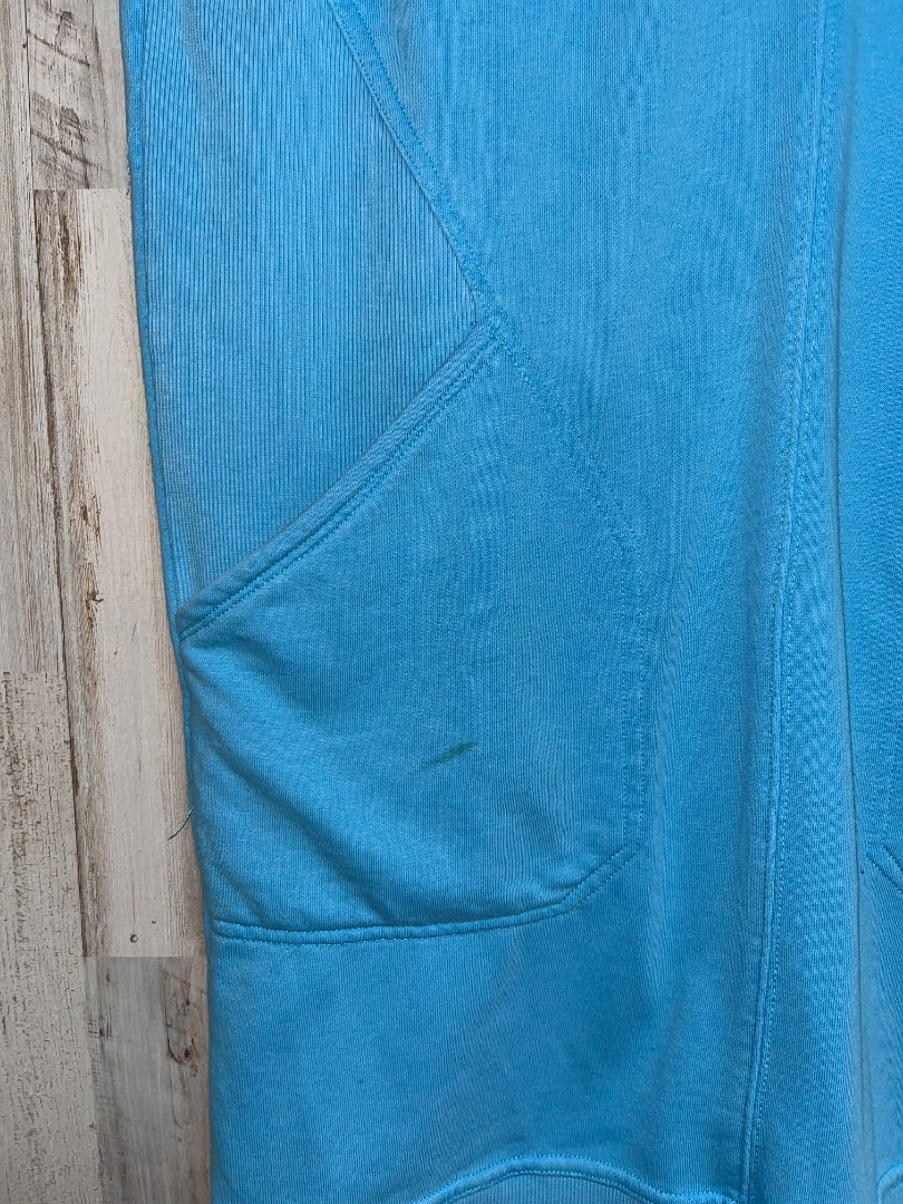BLUE ENTRO HALF ZIP DRESS, LADIES M