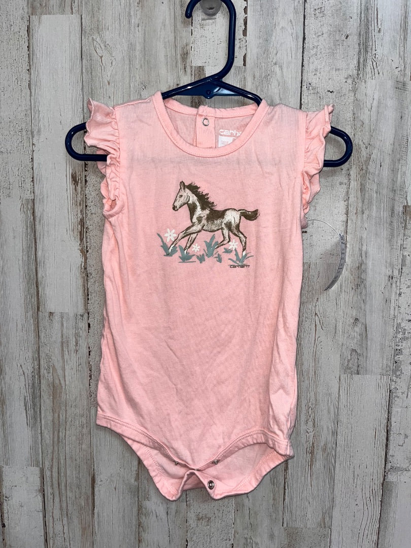 PINK CARHARTT , GIRL 18M