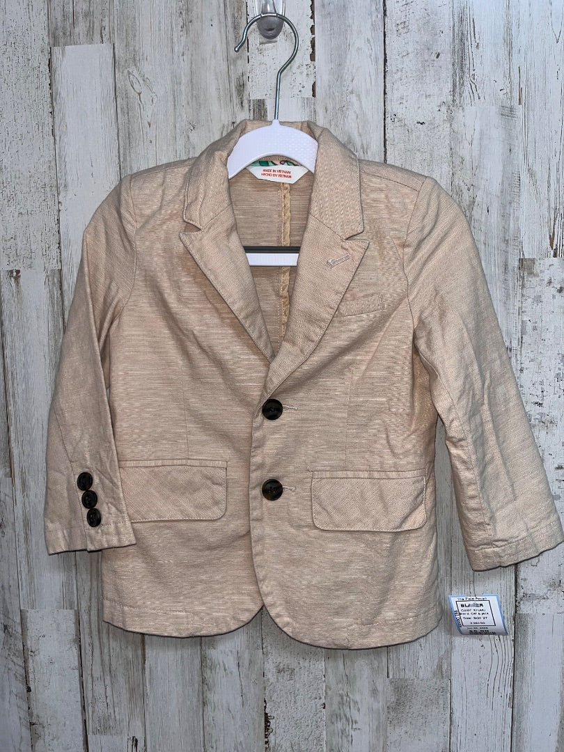 KHAKI CAT & JACK BLAZER, BOY 2T