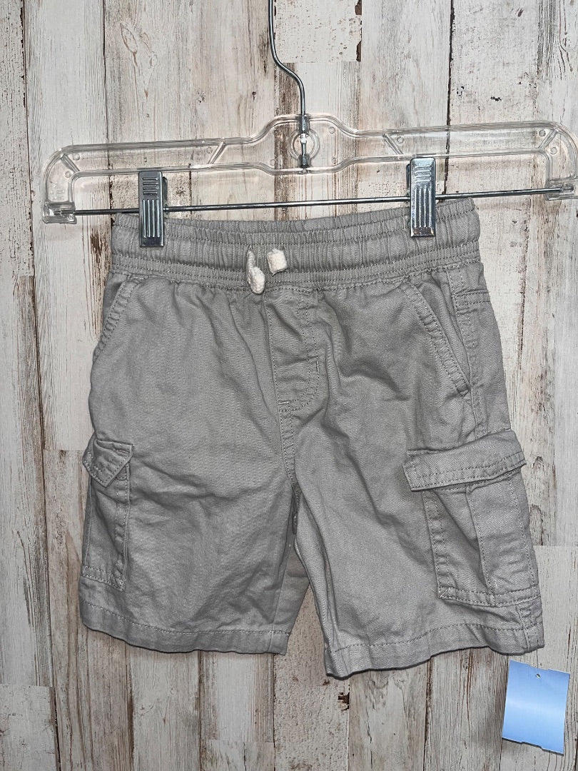 GREY GARANIMALS DRAWSTRING SHORTS, BOY 3T