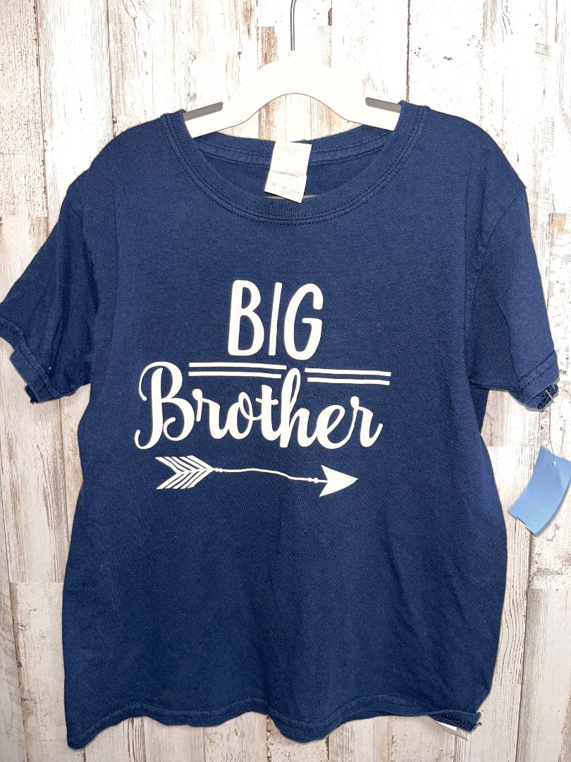 NAVY GILDAN BIG BROTHER TEE, BOY 7
