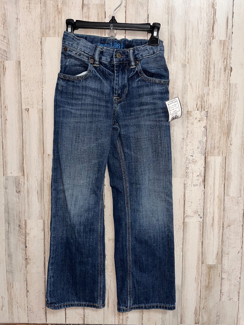 DARK DENIM GAP BOOTCUT JEANS, BOY 7 SLIM