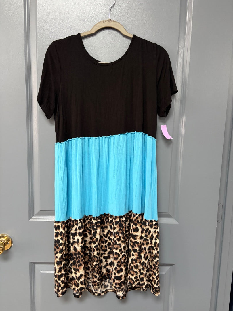 BLACK HEIMISH COLORBLOCK DRESS, LADIES M