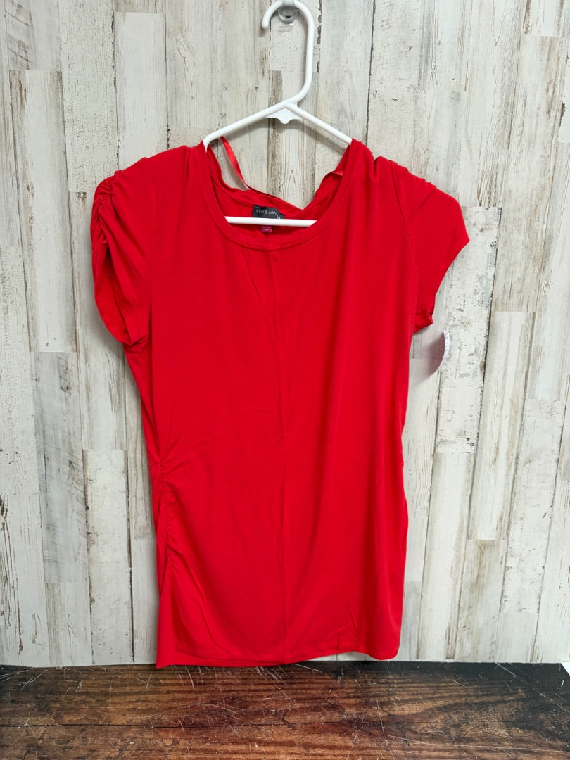 RED VINCE CAMUTO COTTON TEE, LADIES M