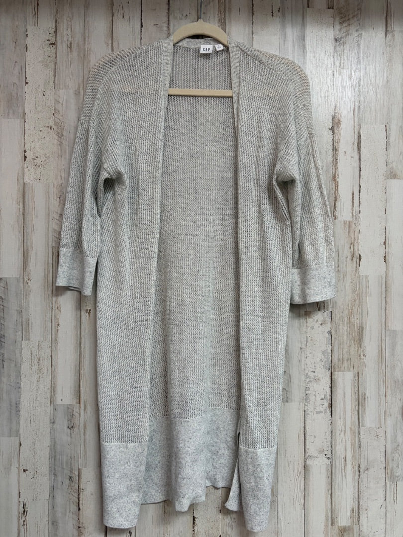 GREY GAP KNIT CARDIGAN, LADIES S
