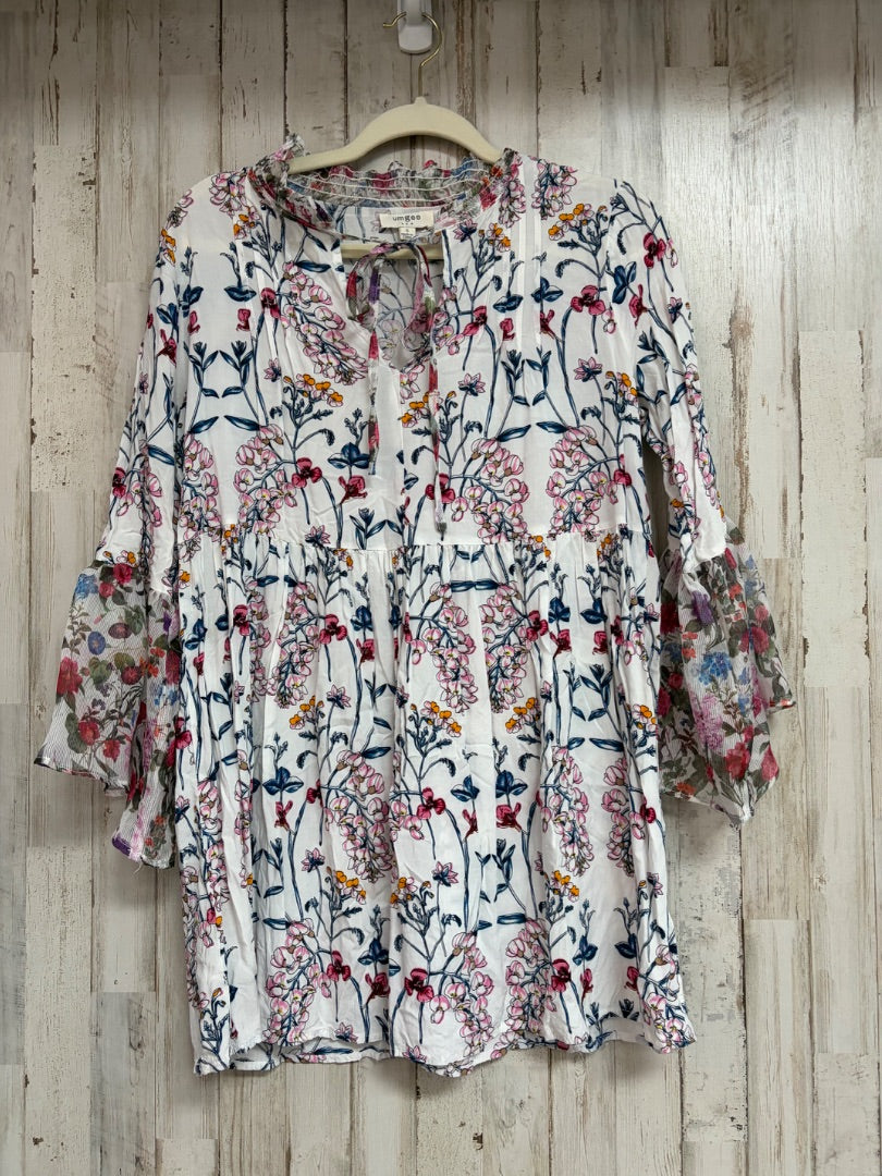 WHITE UMGEE FLORAL DRESS, LADIES S