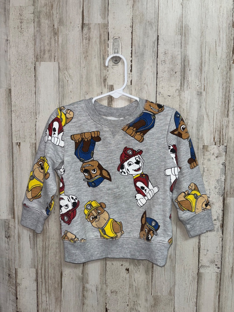 grey Jumping beans Paw patrol pullover, Boy 2T