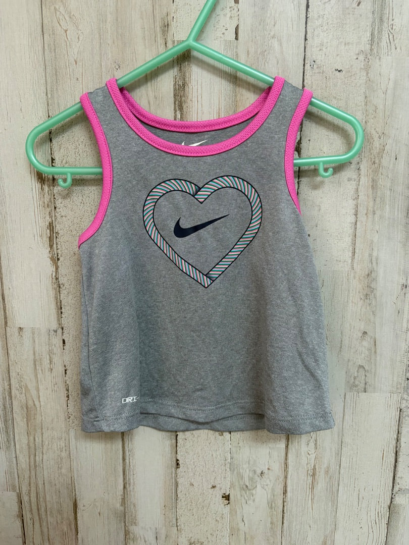 grey nike heart logo tank, girl 24m