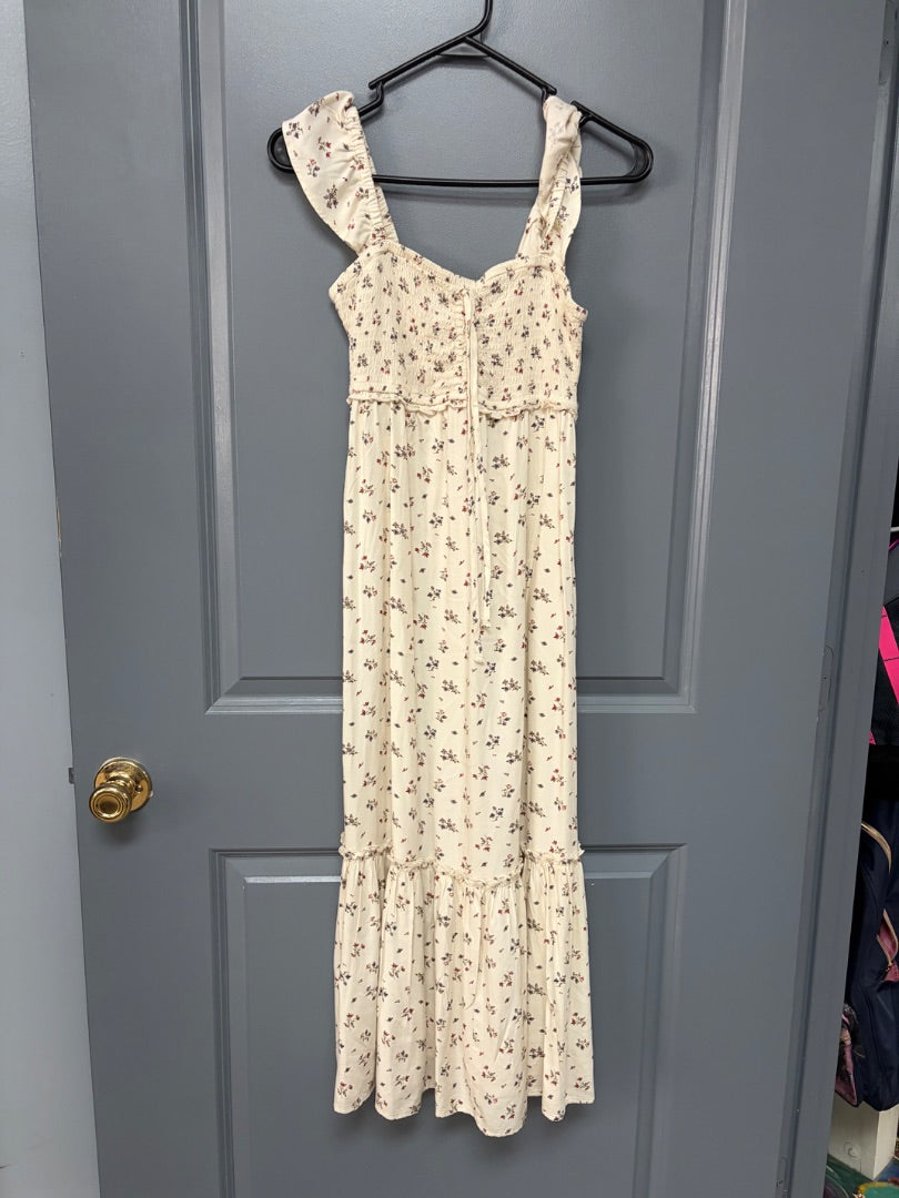 ivory ARIZONA floral smocked dress, LADIES XS