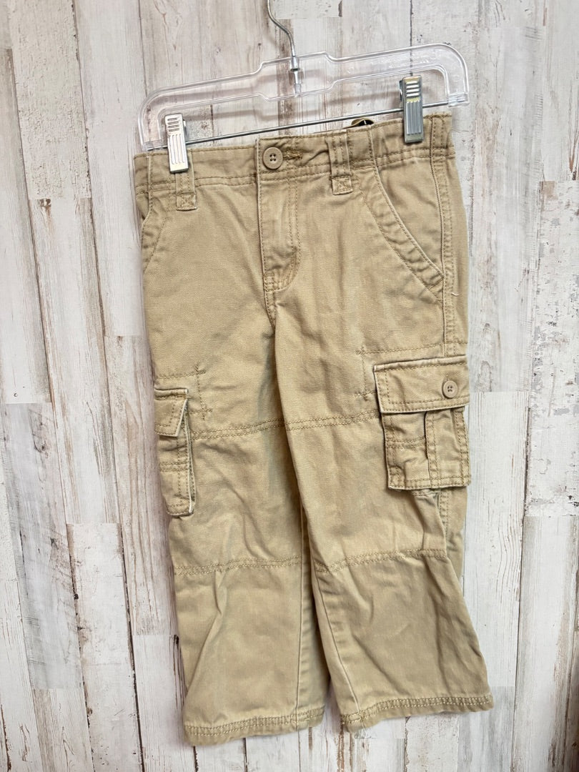 KHAKI HEALTHTEX CARGO PANTS, BOYS 4T