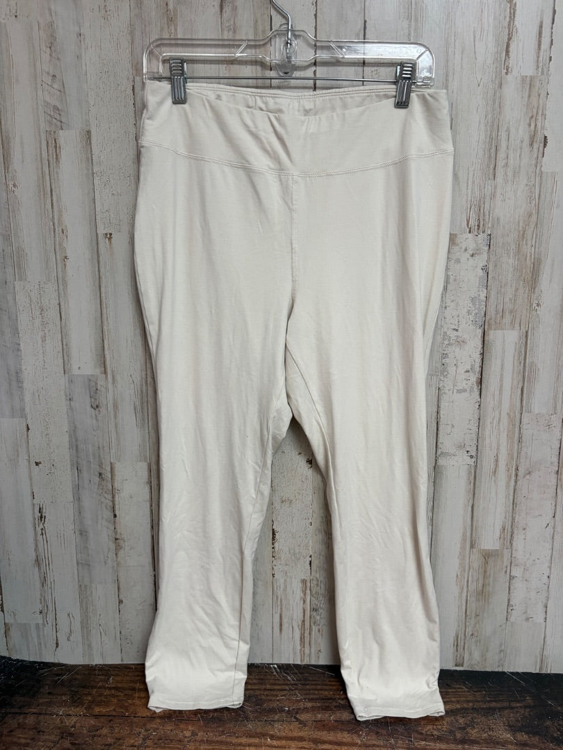 CREAM WONDERLY SOFT LEGGINGS, LADIES 1X