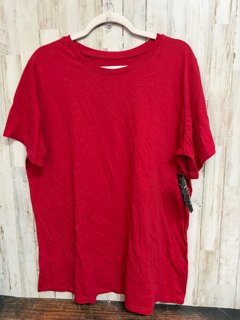 RED WOMAN WITHIN COTTON TEE, LADIES 2X