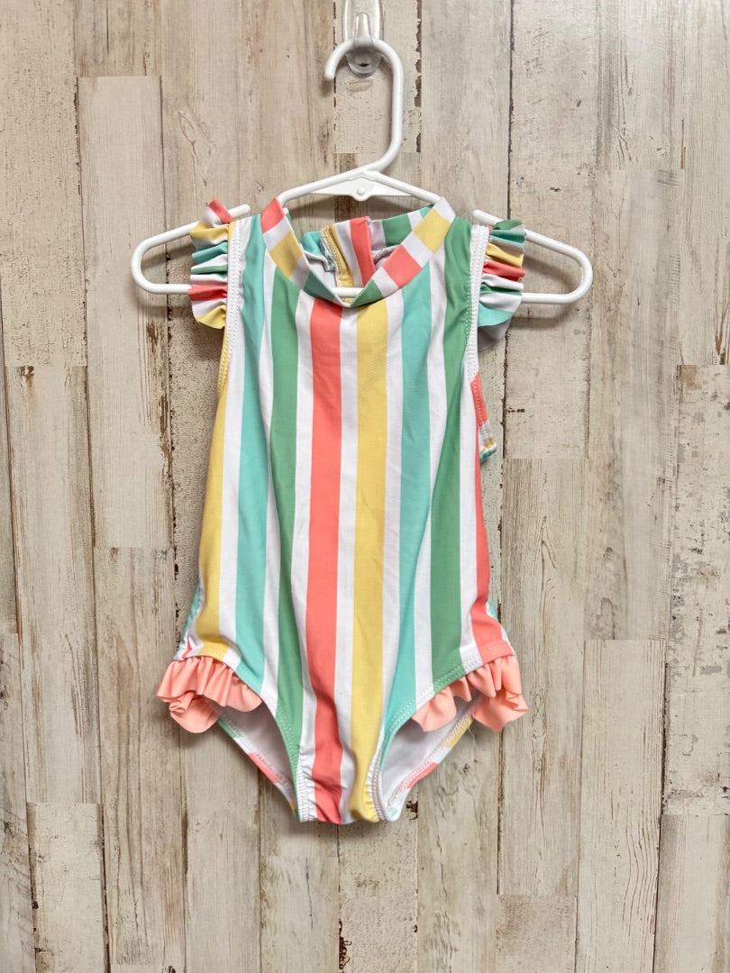 No brand Stripe bathing suit, Girl 2T