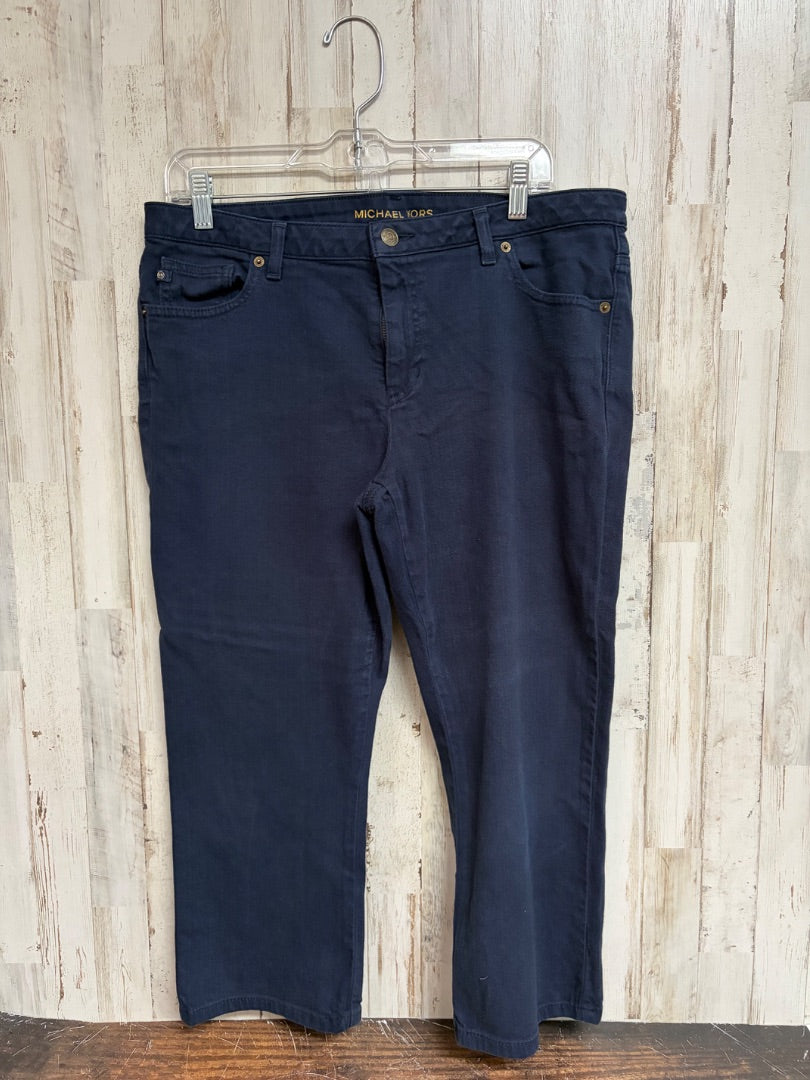 NAVY MICHEAL KORS CAPRIS, LADIES L