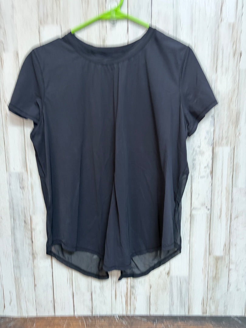 BLACK ZYIA ATHLETIC TEE, LADIES XL