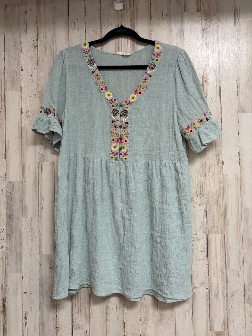 MINT ENTRO GAUZE DRESS, LADIES M