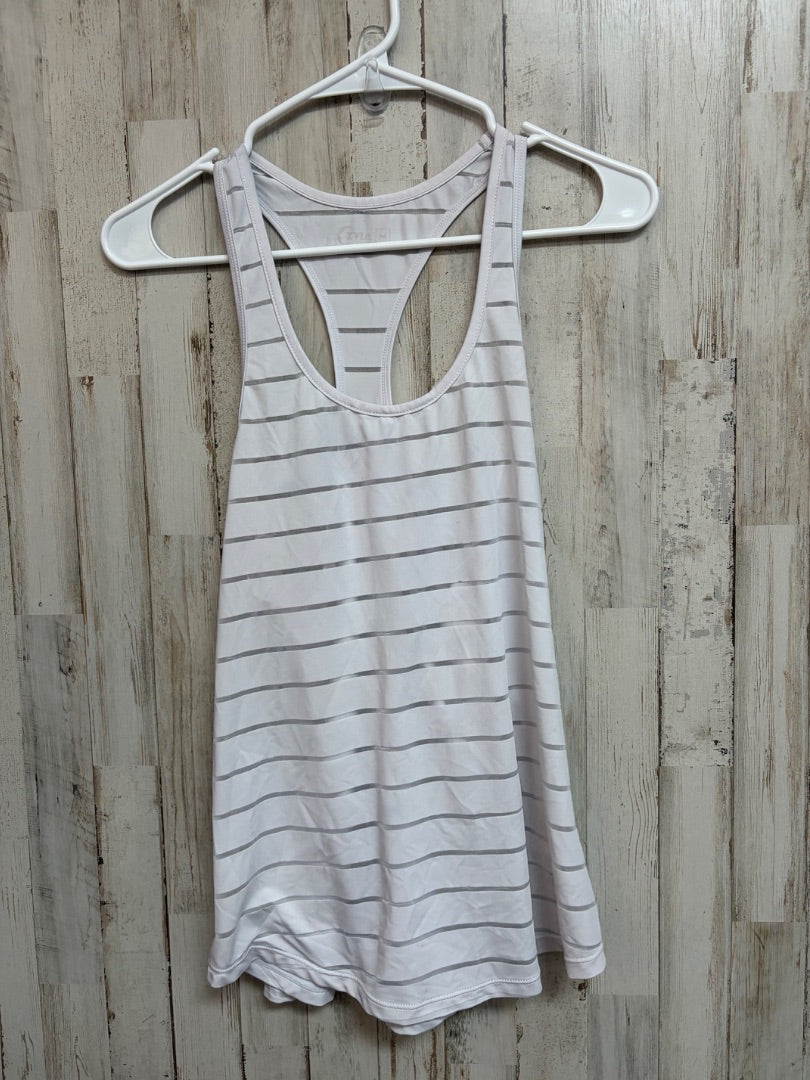 WHITE ZYIA STRIPE TANK, LADIES M