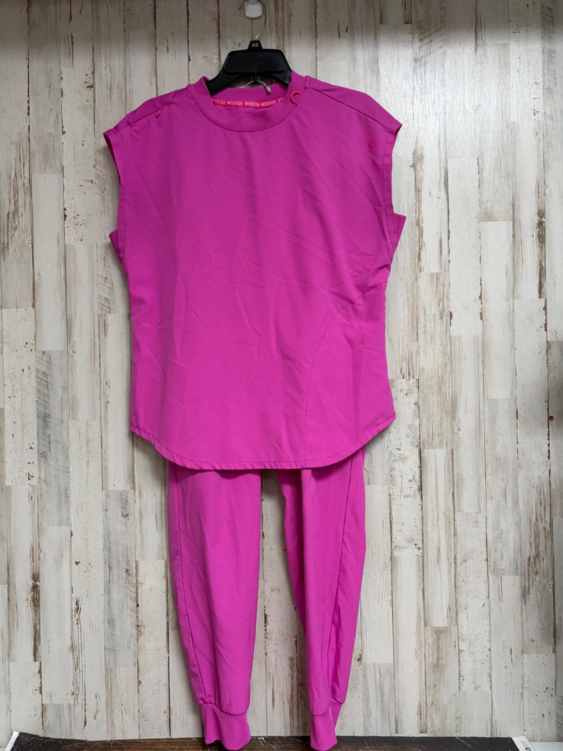 PINK MEDCOUTURE 2PC SCRUB SET, LADIES S
