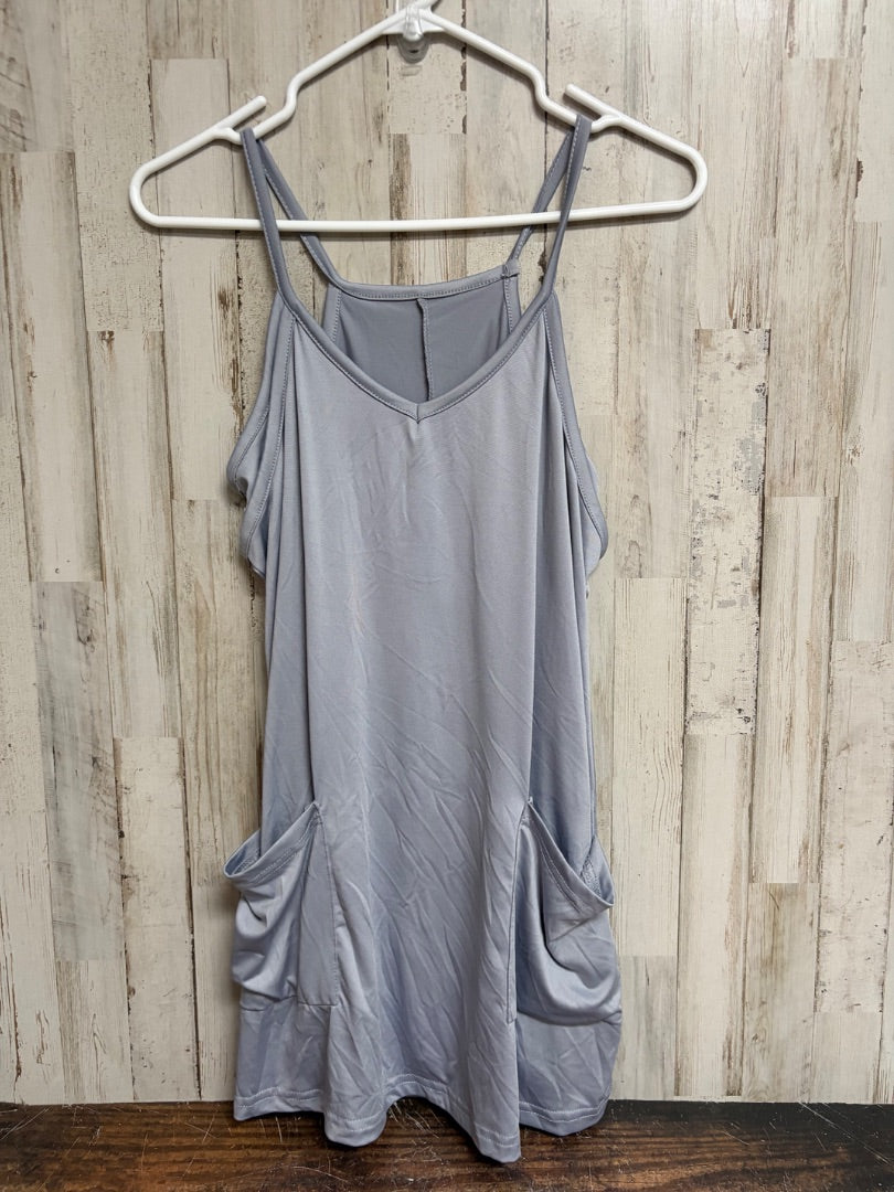 GREY TANK ROMPER DRESS, LADIES S
