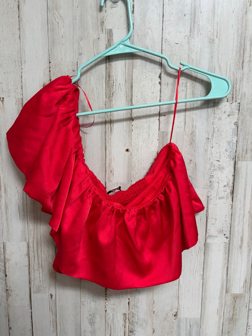 RED L LOVE ONE SHOULDER TANK, LADIES S