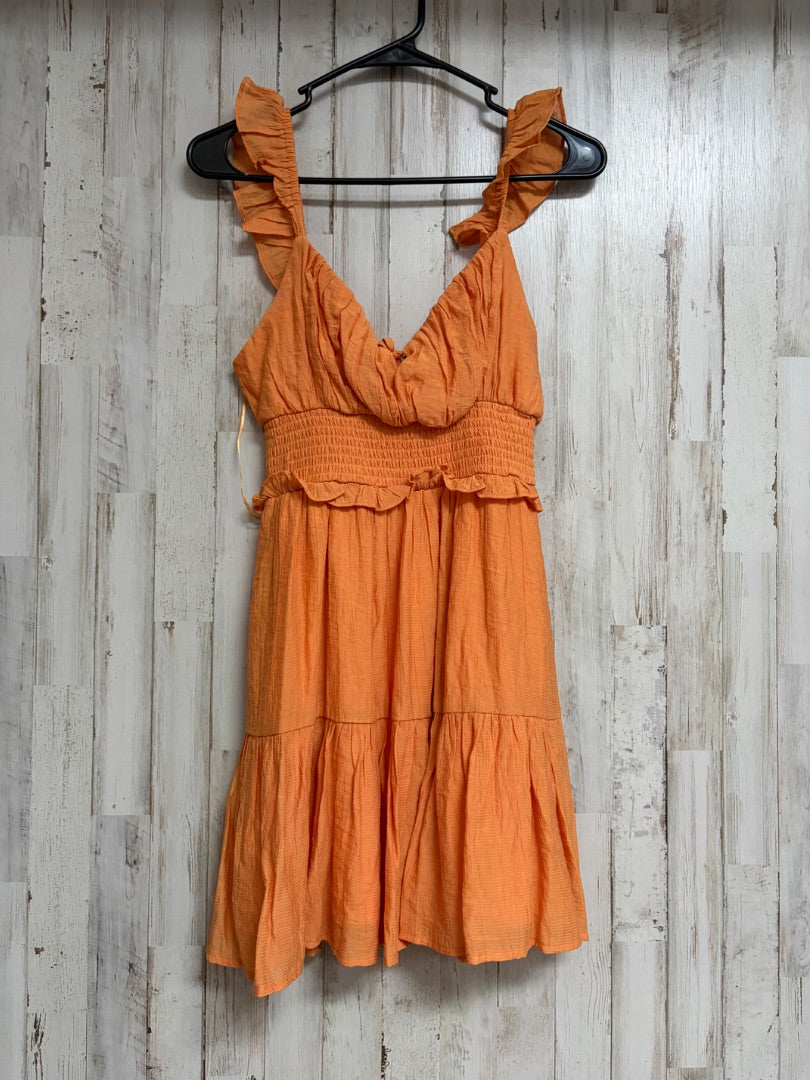 ORANGE FLYING TOMATO SMOCK TANK DRESS, LADIES M