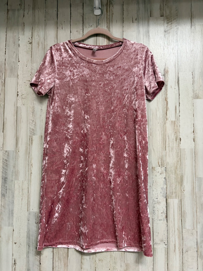 PINK ACTING PRO VELVET DRESS, LADIES M