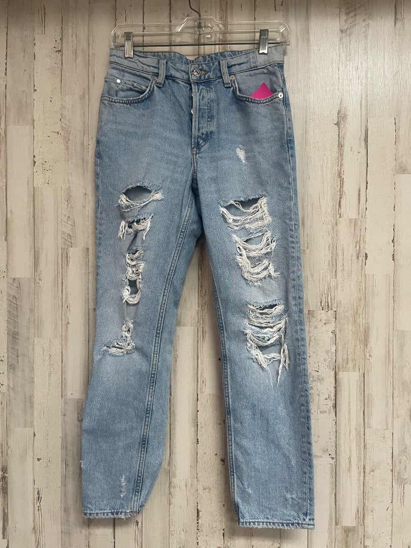 DENIM SZ2 BOYFRIEND JEANS, LADIES S