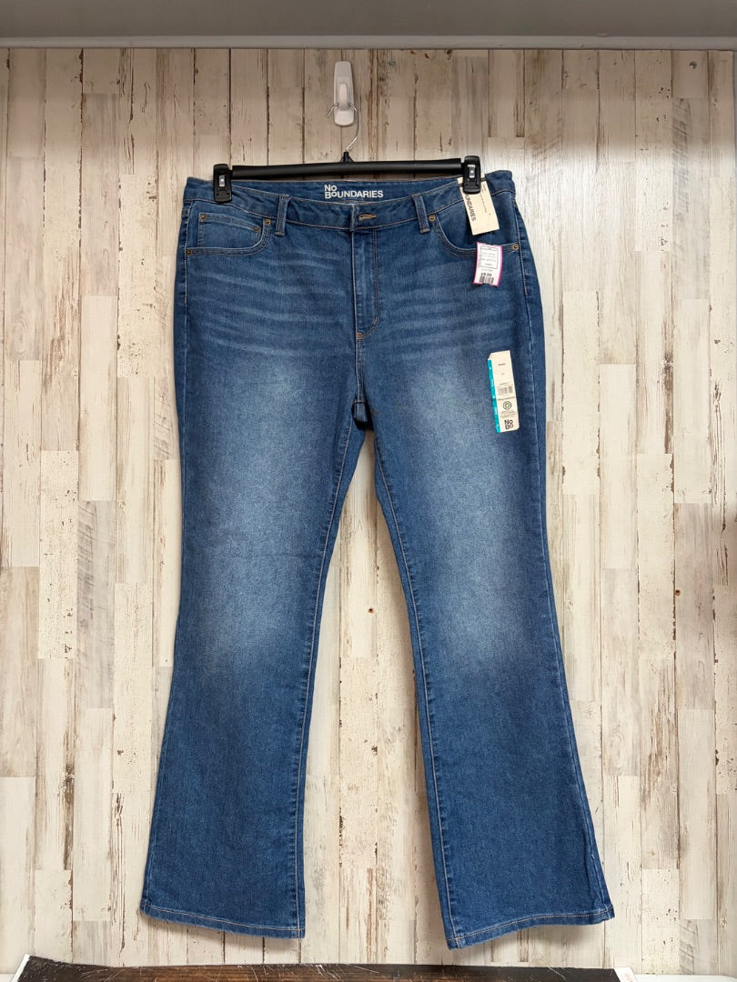 DENIM NO BOUNDARIES SZ20 BOOTCUT JEAN, LADIES 2X