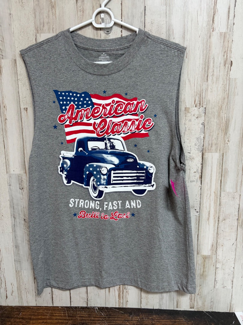 GREY AMERICAN CLASSIC TANK, LADIES M