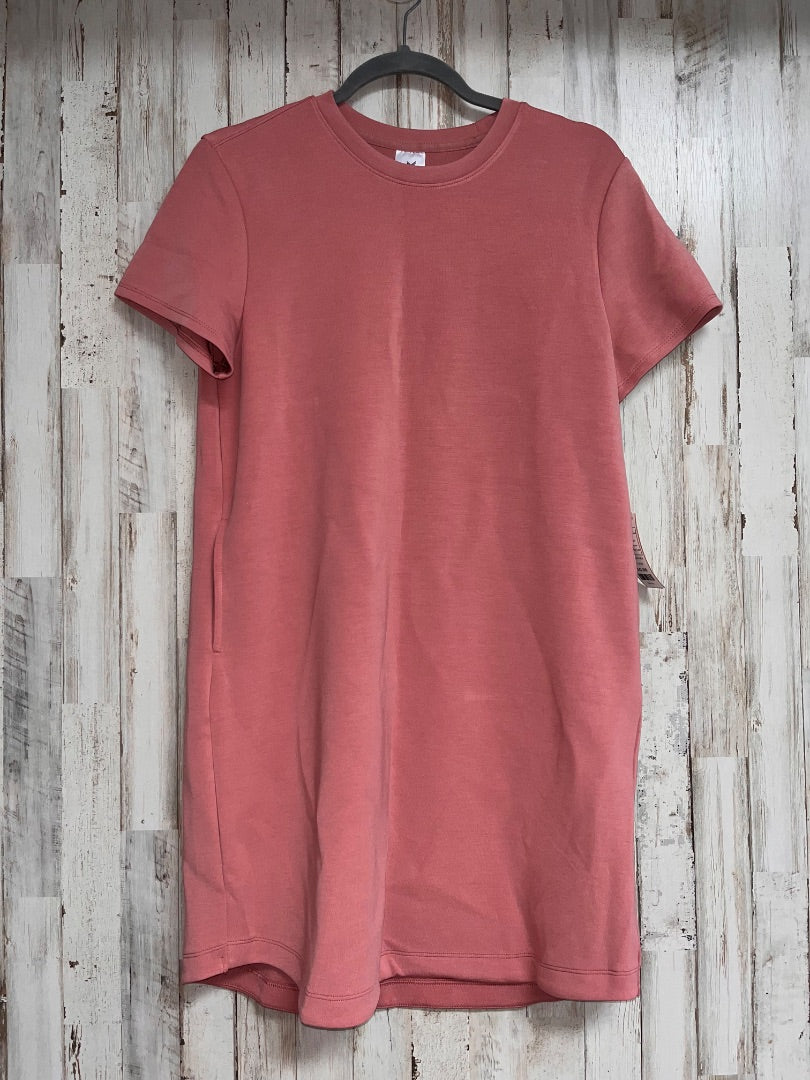 BLUSH MEMBERS MARK NEW BUTTER SOFT TSHIRT DRESS, LADIES M