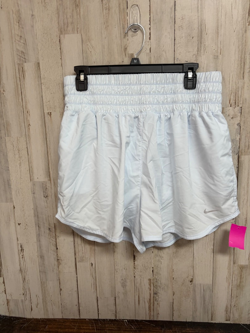 BLUE NIKE ATHLETIC SHORTS, LADIES XL