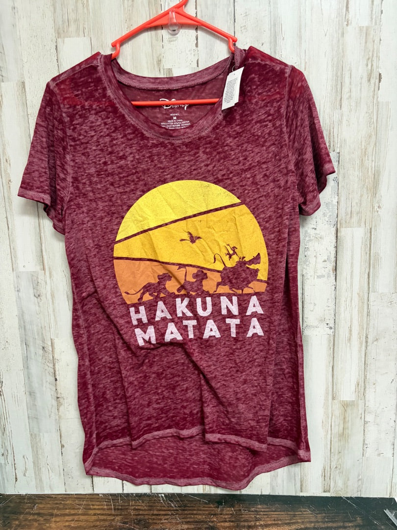 MAROON DISNEY LION KING TEE, LADIES L