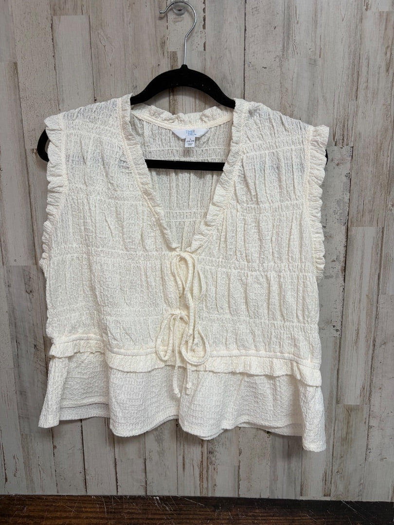 CREAM TIME & TRU SHEER MUSLIN TANK, LADIES L
