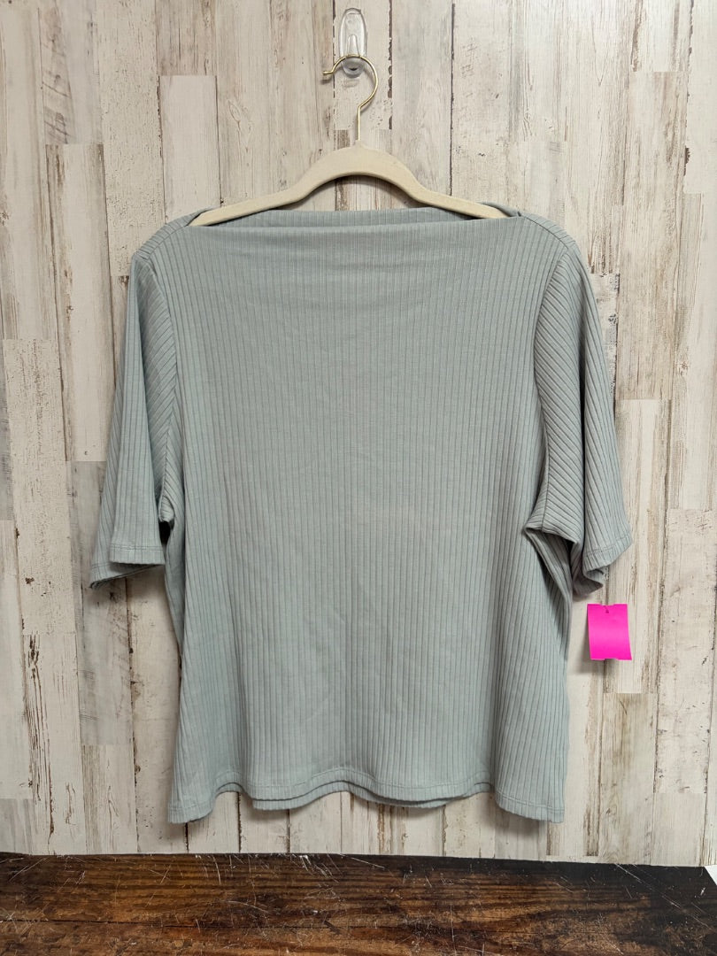 LT SAGE OLD NAVY RIBBED TOP, LADIES 2X